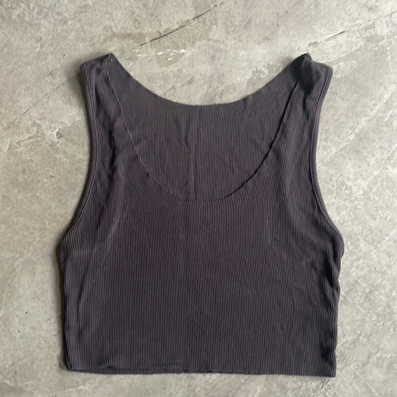 Joah Brown Raw Edge Crop - Picture 3 of 6